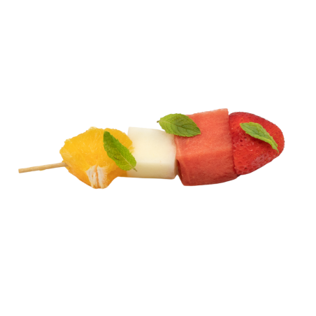 Brocheta de fruta