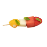 Brocheta de fruta