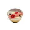 Mousse de formatge i vainilla amb fruits vermells