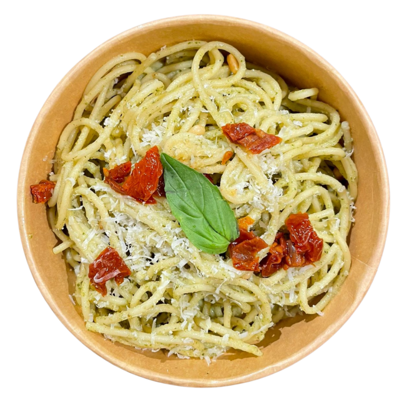 Spaguetti al pesto verd