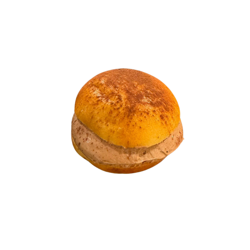 Brioix amb crema pastissera de xocolata negra
