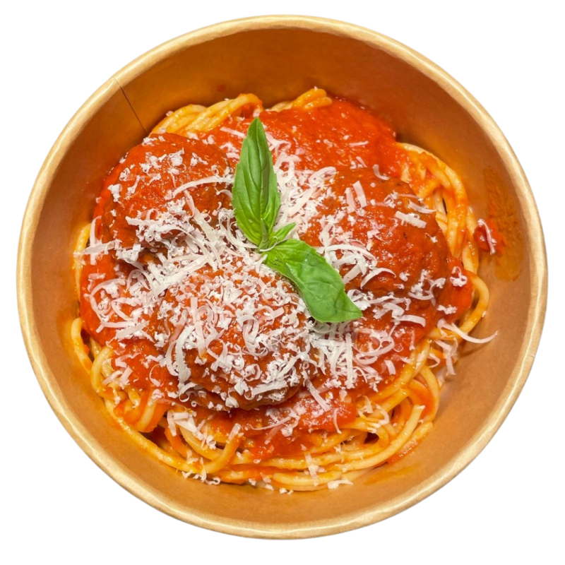 Spaguetti con albóndigas