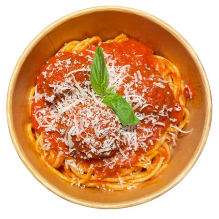 Spaguetti con albóndigas