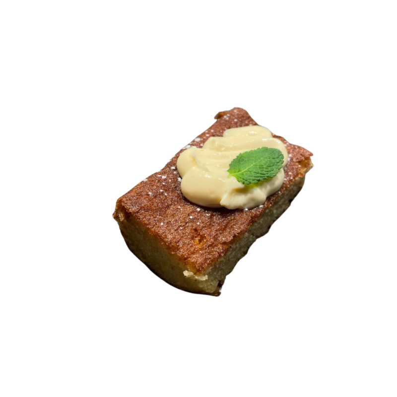 Pa de pessic de iogurt amb crema de llimona