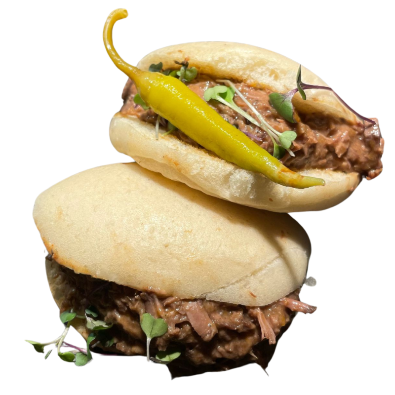 Baos d'estofat de vedella Angus