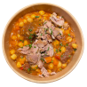 Garbanzos con cordero y morcilla