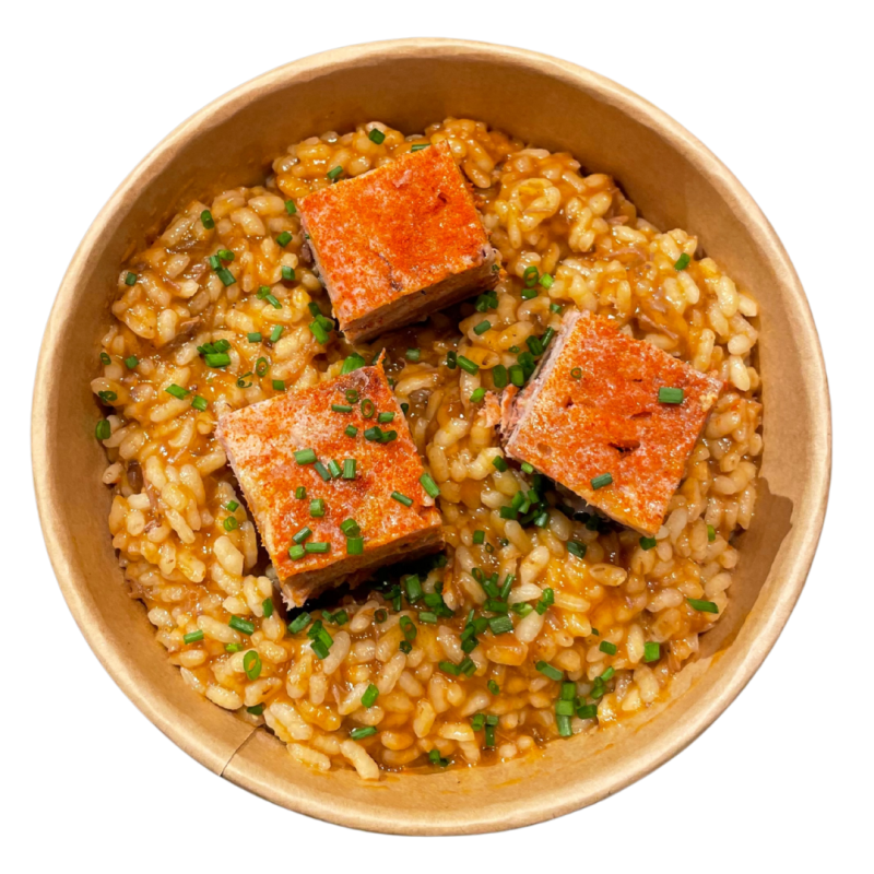 Arroz de meloso de 3 carnes