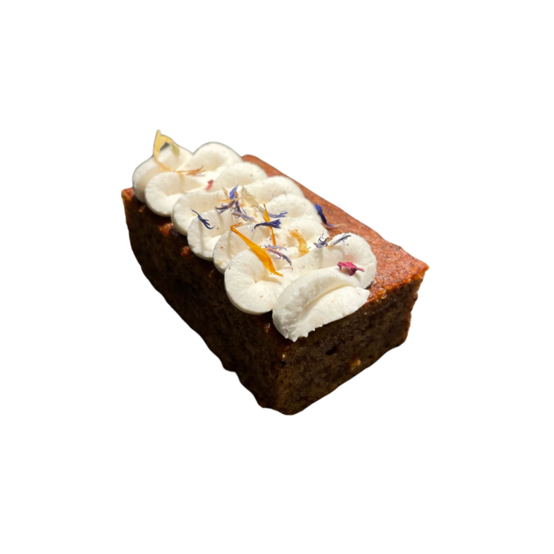 Pa de pessic de plàtan amb chantilly de canyella