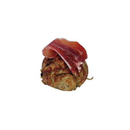 Truitona trufada con jamón ibérico