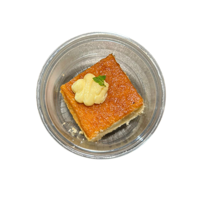 Bizcocho de limón con crema de limón