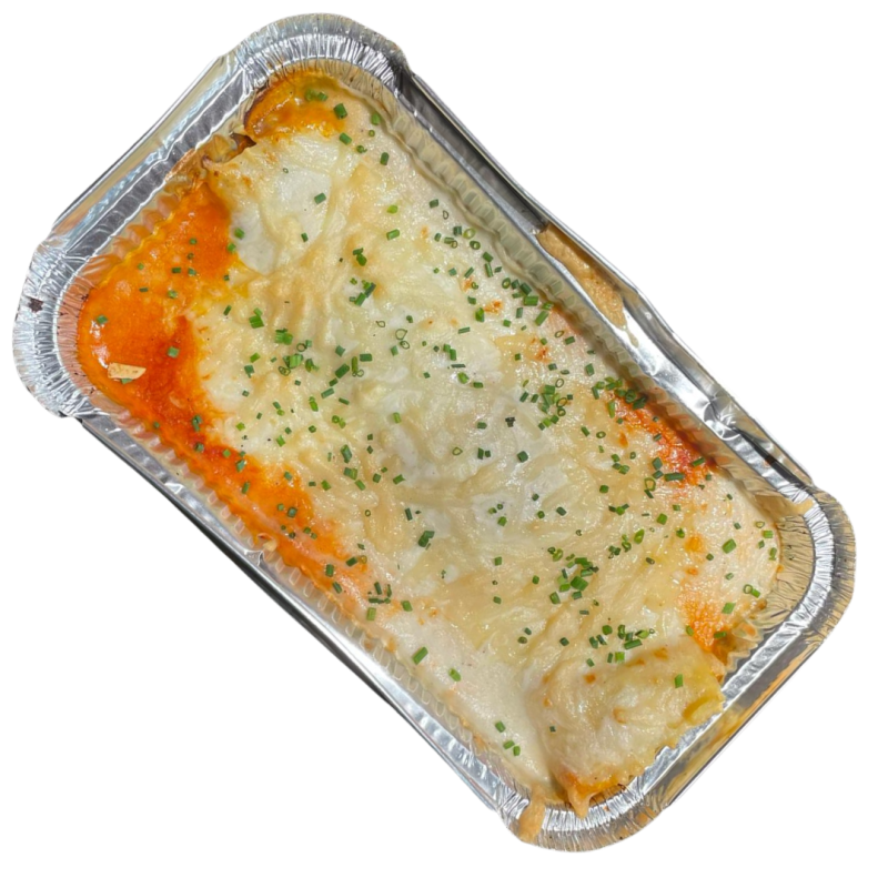Canelón XL de atún gratinado