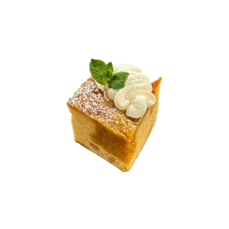 Pudding con chantillí