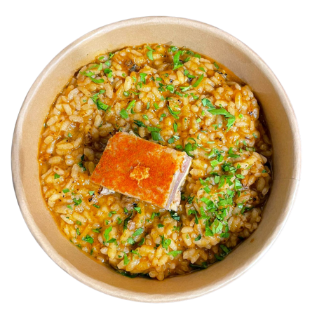 Arroz meloso de 3 carnes