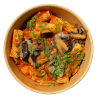 Rigatoni amb ragú de bolets