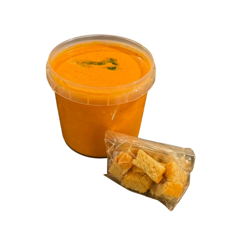 Salmorejo de préssec