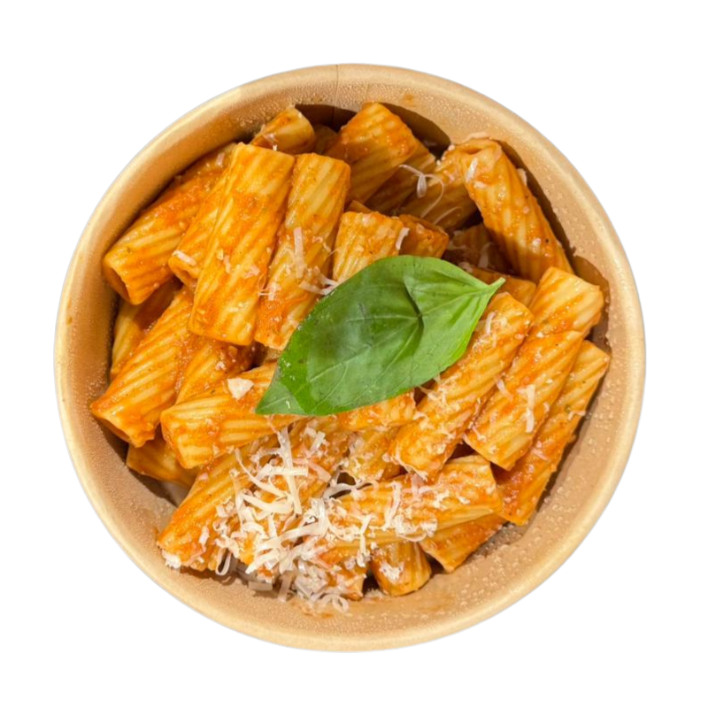 Rigatoni al pesto trapanese