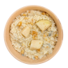 Risotto cremoso de gorgonzola, pera y nueces