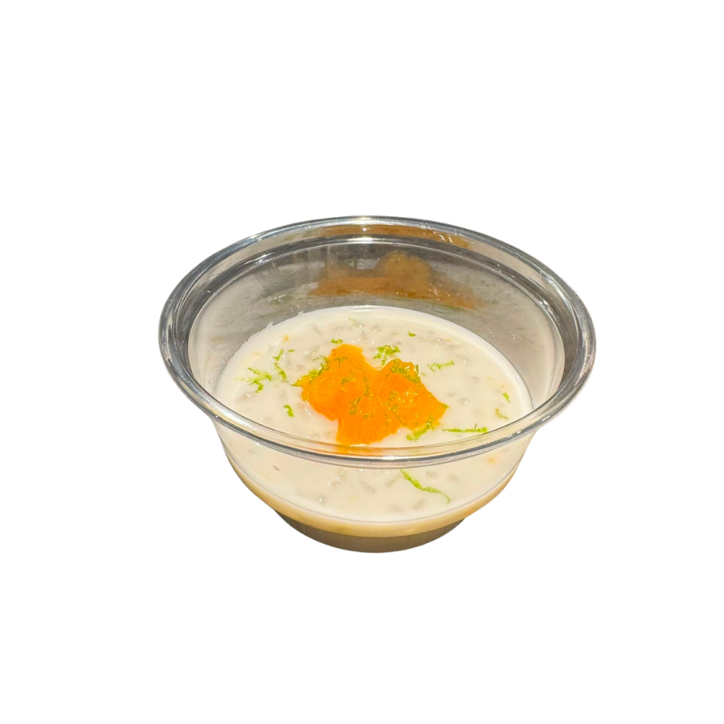 Arroz con leche de coco y toques cítricos