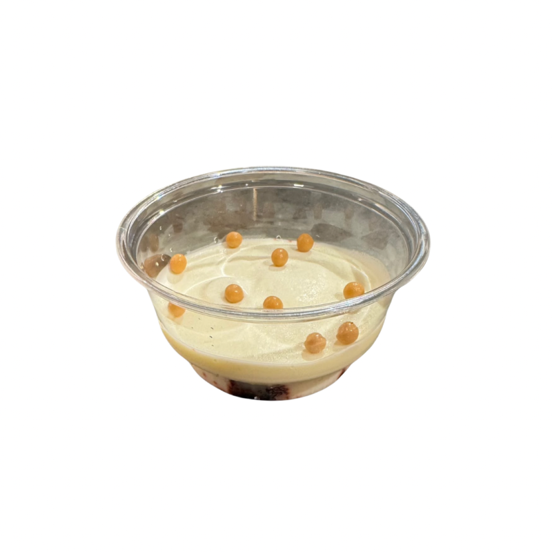 Mousse de iogurt amb pa de pessic Red Velvet