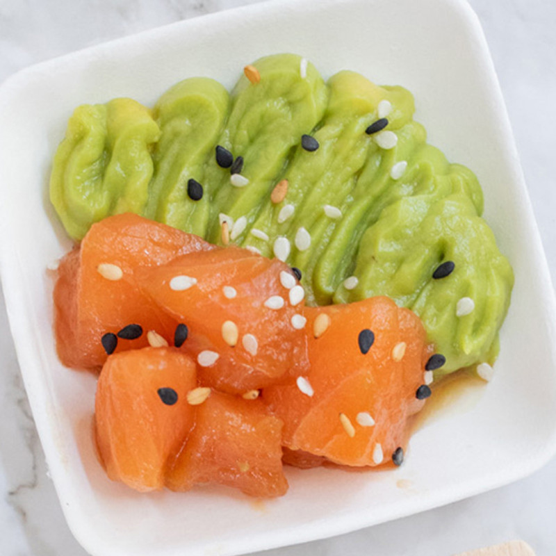 Tartar de salmón