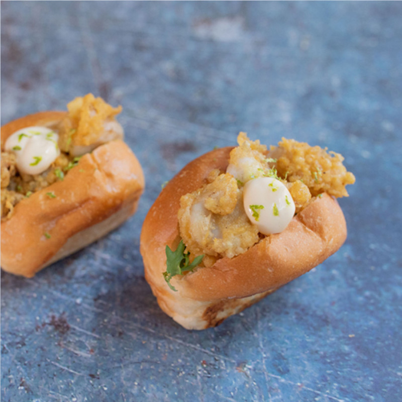 Roll brioix calamars a l'andalusa