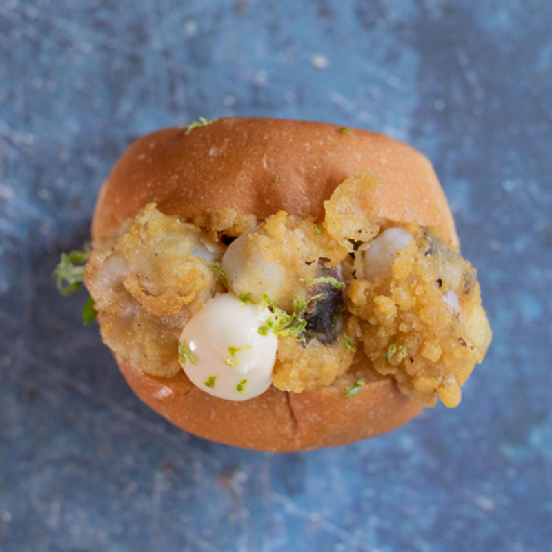 Roll brioix calamars a l'andalusa