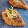 Croissant steak tartar