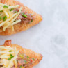 Croissant steak tartar