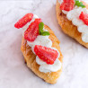 Croissant de chantilly i gerds