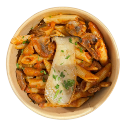 Macarrones al ragú de setas