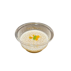Tapioca con leche de coco y cítricos