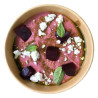 Hummus de remolatxa amb feta i herbes